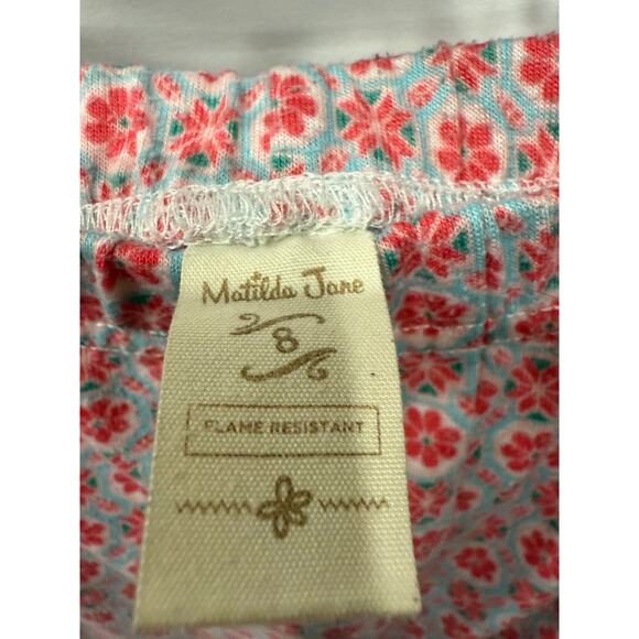 Matilda Jane Girls’ Ruffle Pants Pink Floral Size 8 Spring 2016 Happy & Free - Picture 5 of 7